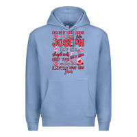 Colony Blue believe like mary trust like joseph valentine s da Premium Hoodie - MaliasSmallBusiness
