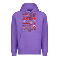 Purple believe like mary trust like joseph valentine s da Premium Hoodie - MaliasSmallBusiness