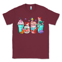 Burgundy ariel coffee cups Classic Tee - Zillion Design Studio