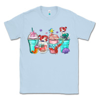 Dusty Blue ariel coffee cups Classic Tee - Zillion Design Studio