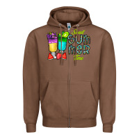 Chestnut sweet summer time3 Zipper Hoodie - CowhideDigitalArt