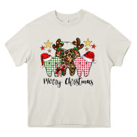 Cream merry christmas tooth Heavy Core Tee - CowhideDigitalArt