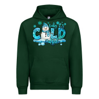 Forest Green baby its cold outside Urban Hoodie - MaliasSmallBusiness
