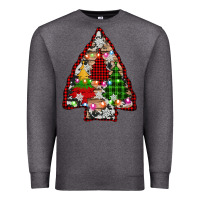 Charcoal Heather arrowhead christmas trees Premium Sweatshirt - AdoDesignShop