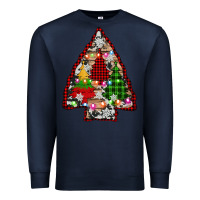 Navy arrowhead christmas trees Premium Sweatshirt - AdoDesignShop