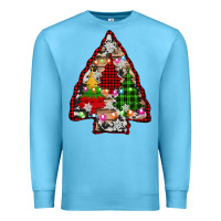 Ocean Blue arrowhead christmas trees Premium Sweatshirt - AdoDesignShop
