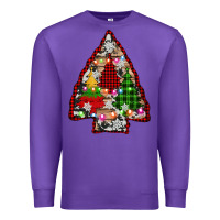 Purple arrowhead christmas trees Premium Sweatshirt - AdoDesignShop