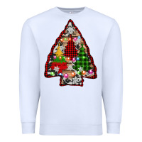 White arrowhead christmas trees Premium Sweatshirt - AdoDesignShop