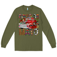 Army Green Cinco de Mayo Truck Long Sleeve Tee - texasbilliewilder