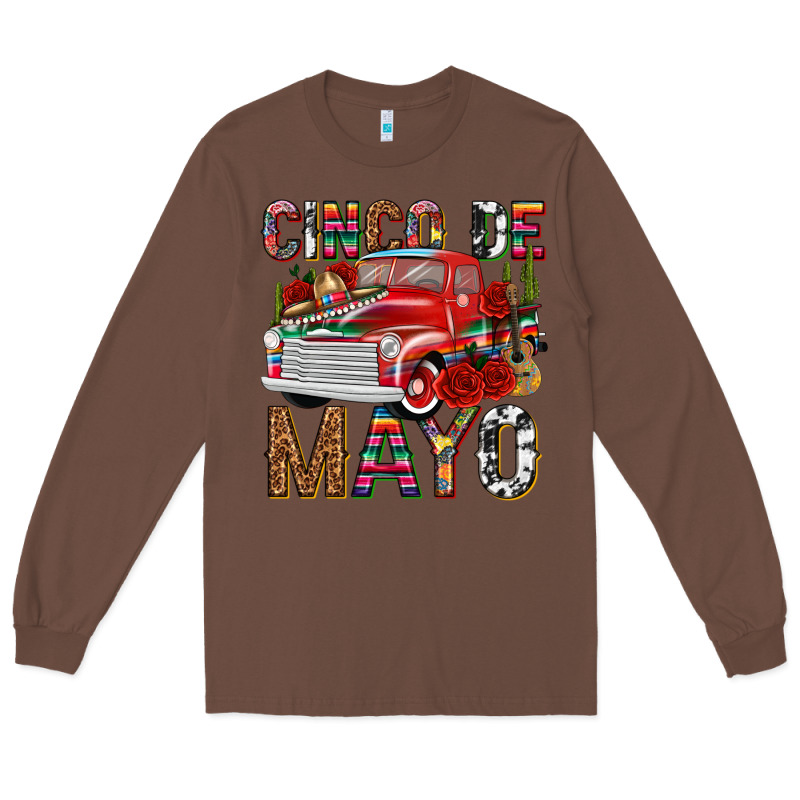 Cinco De Mayo Truck Long Sleeve Tee by texasbilliewilder | Teevron