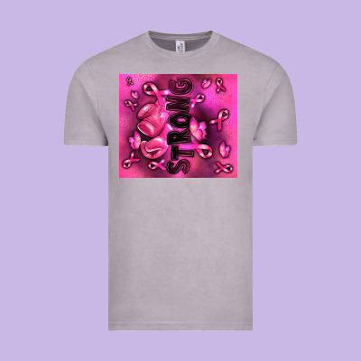 Vintage Tee strong breast cancer