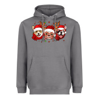 Storm christmas dogs corgi chihuahua frenchie Heavyweight Hoodie - Jasminsmagicworld