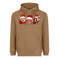 Toasted Coconut christmas dogs corgi chihuahua frenchie Heavyweight Hoodie - Jasminsmagicworld