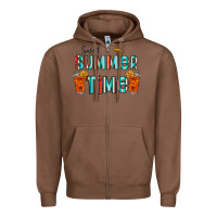 Chestnut sweet summer time Zipper Hoodie - CowhideDigitalArt
