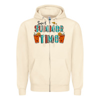 Sandshell sweet summer time Zipper Hoodie - CowhideDigitalArt