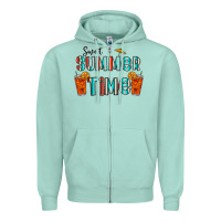 Seafoam sweet summer time Zipper Hoodie - CowhideDigitalArt