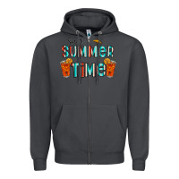 Smoke sweet summer time Zipper Hoodie - CowhideDigitalArt