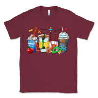 Burgundy math teacher coffee cups Classic Tee - Zillion Design Studio