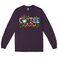 Plum coffee please Long Sleeve Tee - Zillion Design Studio