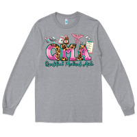 Heather Grey qma qualified medical aide Long Sleeve Tee - AdoDesignShop