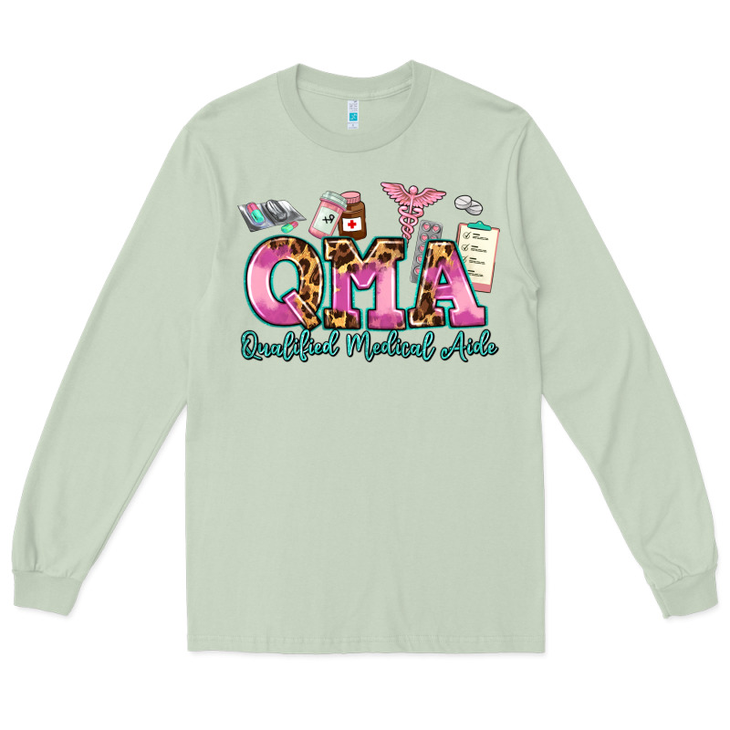 Qma Qualified Medical Aide Long Sleeve Tee by AdoDesignShop | Teevron