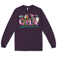 Plum qma qualified medical aide Long Sleeve Tee - AdoDesignShop