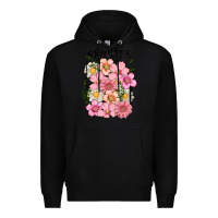 Black growth flower Premium Hoodie - MaliasSmallBusiness