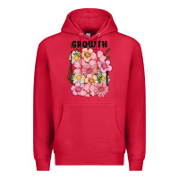 Cardinal growth flower Premium Hoodie - MaliasSmallBusiness