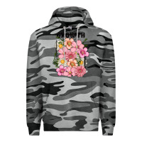 Slate Camo growth flower Premium Hoodie - MaliasSmallBusiness
