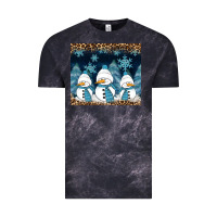 Cloud Black snowman winter Vintage Tee - RanaPortraitStore