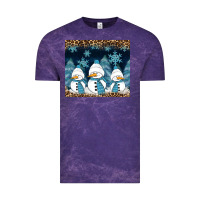 Cloud Purple snowman winter Vintage Tee - RanaPortraitStore