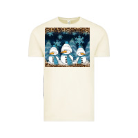Vintage Arctic snowman winter Vintage Tee - RanaPortraitStore