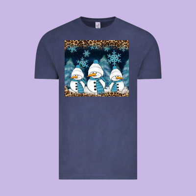 Vintage Tee snowman winter