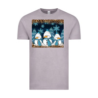 Vintage Zinc snowman winter Vintage Tee - RanaPortraitStore