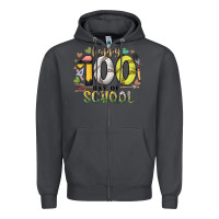 Smoke happy 100 day of school Zipper Hoodie - RacoonDesign