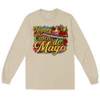 Mushroom Happy Cinco de Mayo Long Sleeve Tee - texasbilliewilder