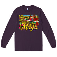 Plum Happy Cinco de Mayo Long Sleeve Tee - texasbilliewilder