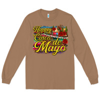 Toasted Coconut Happy Cinco de Mayo Long Sleeve Tee - texasbilliewilder