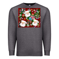 Charcoal Heather santa christmas Premium Sweatshirt - AdoDesignShop