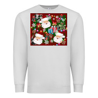 Dove Grey santa christmas Premium Sweatshirt - AdoDesignShop
