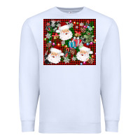White santa christmas Premium Sweatshirt - AdoDesignShop