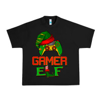 Black Christmas gamer elf Urban Heavy Tee - BarkalooDesign