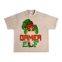 French Oak Christmas gamer elf Urban Heavy Tee - BarkalooDesign