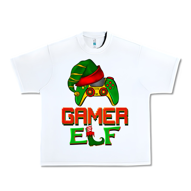 Christmas Gamer Elf Urban Heavy Tee by BarkalooDesign | Teevron