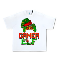 White Christmas gamer elf Urban Heavy Tee - BarkalooDesign