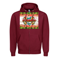 Burgundy sweet summer time Zipper Hoodie - HRA Design Shop