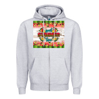Heather Grey sweet summer time Zipper Hoodie - HRA Design Shop