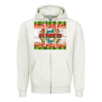Oatmeal Heather sweet summer time Zipper Hoodie - HRA Design Shop