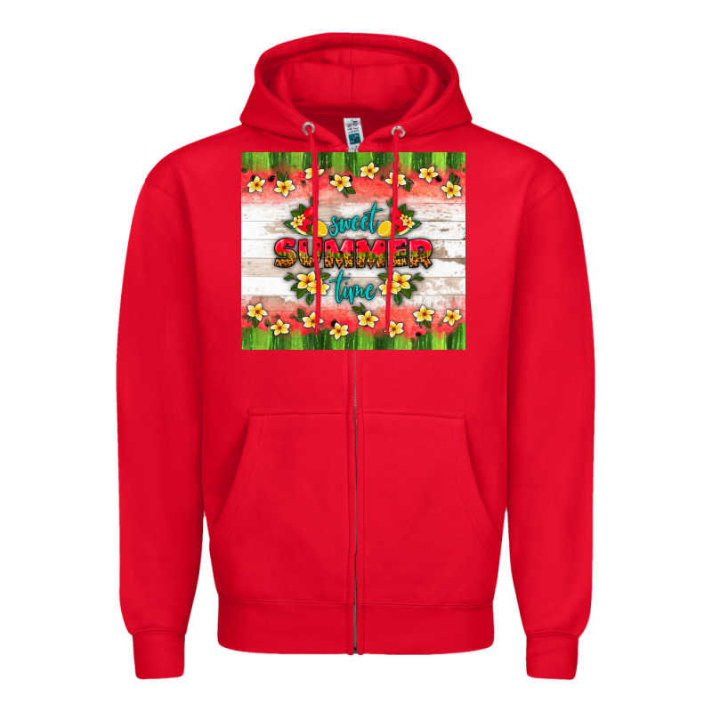 Sweet Summer Time Zipper Hoodie by HRA Design Shop | Teevron