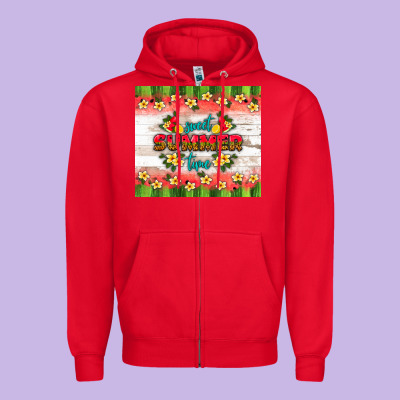 Sweet Summer Time Zipper Hoodie Designed By Hra Design Shop